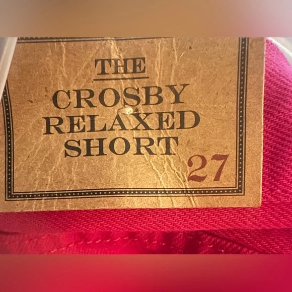 NWT Polo Ralph Lauren Women's Hot Pink The Crosby Relaxed Denim Shorts - Picture 3 of 3